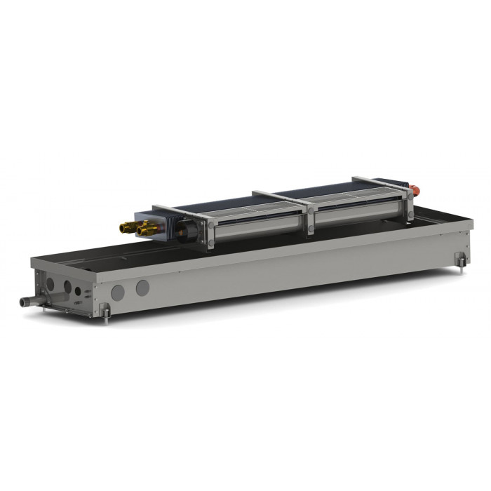 Внутрішньопідлоговий конвектор Carrera SV Hydro 105 Inox 25х300 см