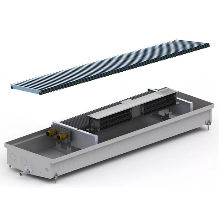 Внутрішньопідлоговий конвектор Carrera CV Hydro 105 Inox 25х175 см Hi-Tech