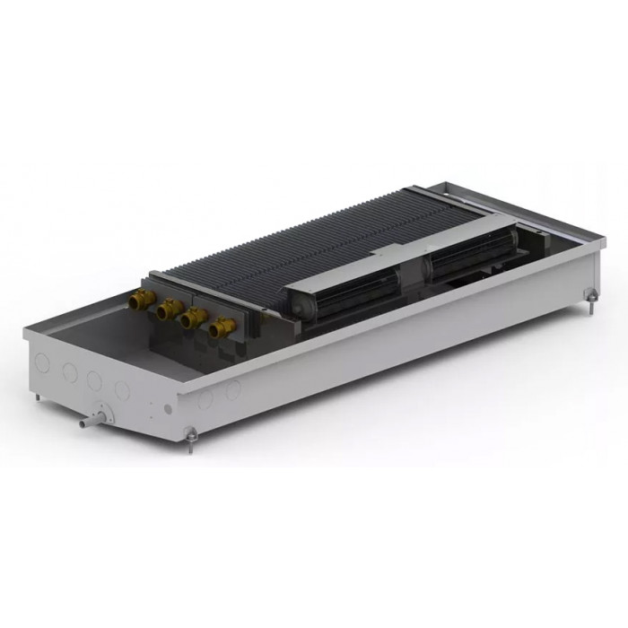 Внутрішньопідлоговий конвектор Carrera CV2 Hydro 120 Inox 38х125 см