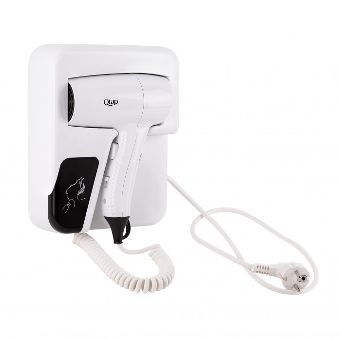 Фен Qtap Pohodli 1200 Вт с держателем Белый (QTF1200RNP) (SD00042872)