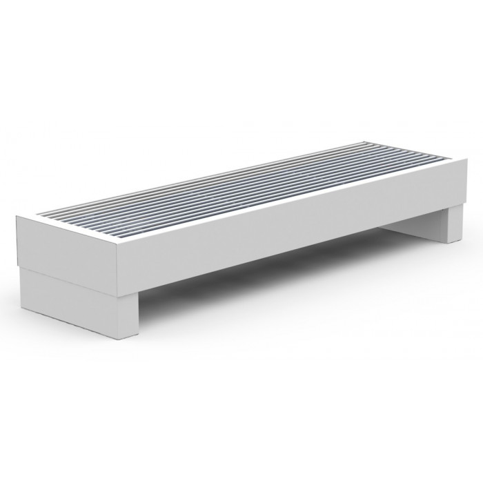 Підлоговий конвектор білий Carrera FR2H 29х250 см