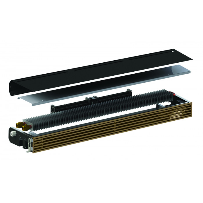 Цокольний конвектор Carrera DV 80 27.5х125 см грати Ral