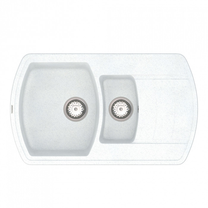 Кухонна мийка Vankor Norton NMP 04.86 White stone + сифон
