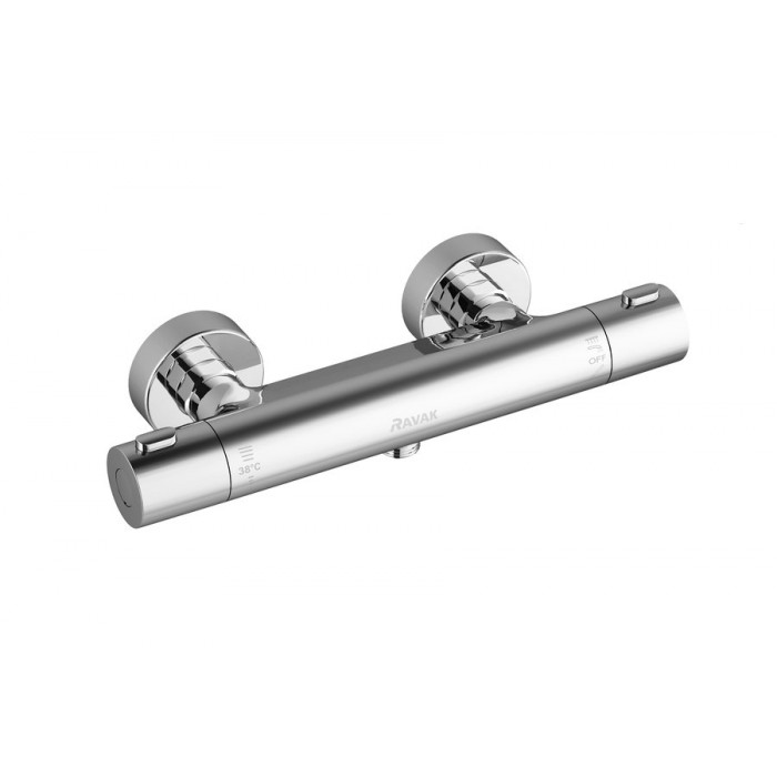 Змішувач для душу термостатичний Ravak Termo 300 TE 033.00/150 настінний X070096