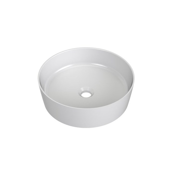 Умивальник накладний керамічний Ravak UNI Slim 400 мм круглий XJX01140002