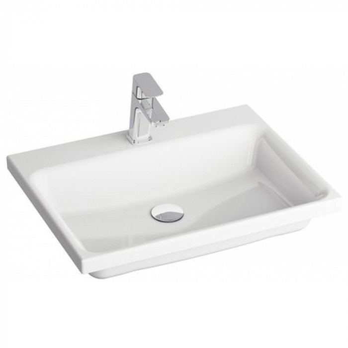 Умивальник підвісний керамічний Ravak COMFORT 600 білий XJX01260001