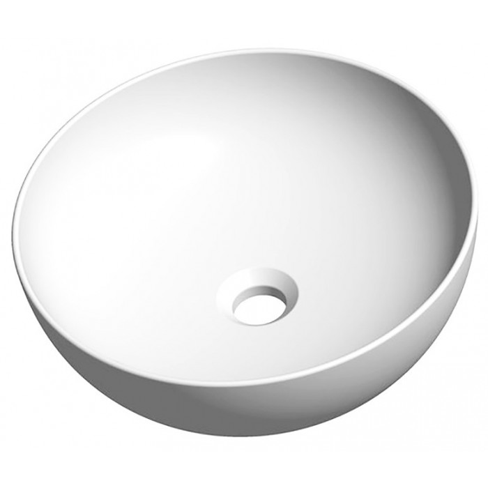 Умивальник накладний керамічний Ravak UNI 400 B SLIM круглий XJX01140003