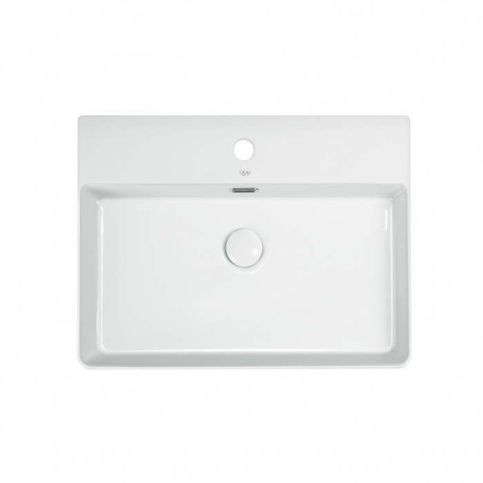 Раковина Qtap Nando LT 600х420х120 White з донним клапаном QT12112173W