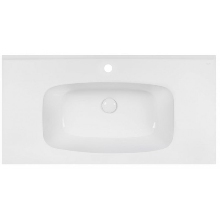 Раковина Qtap Albatross 5H 800х500х210 White з донним клапаном QT01115080HW