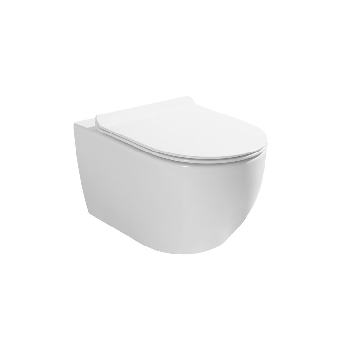 Чаша подвесного унитаза Whirpool с сиденьем ASIGNATURA Simple Bend 37822805