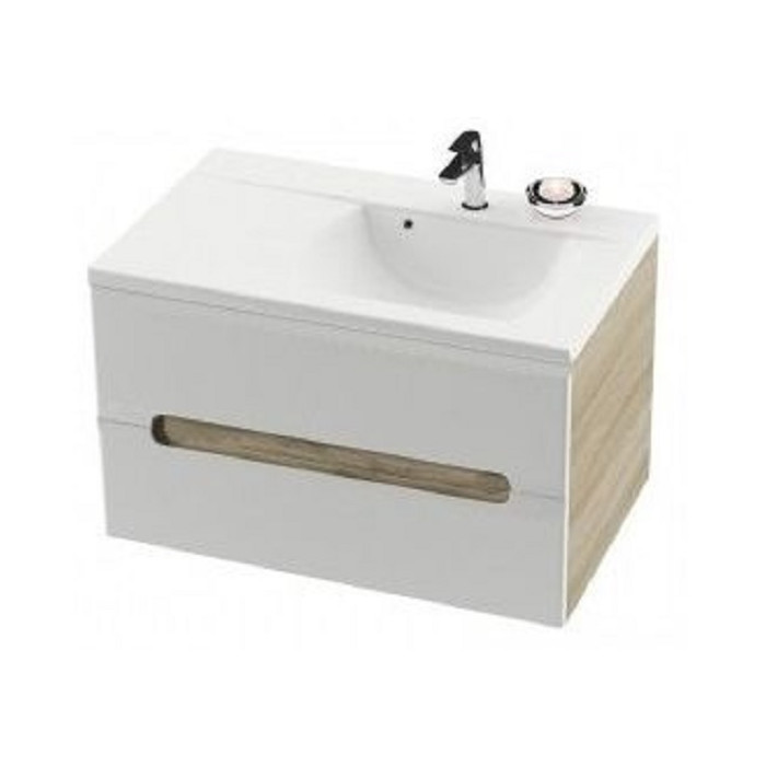 Тумба под умывальник Ravak SD 800-L Classic II Латте/Белый X000000912