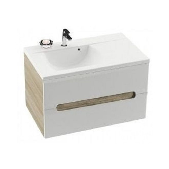 Тумба под умывальник Ravak SD 800-R Classic II Латте/Белый X000000916