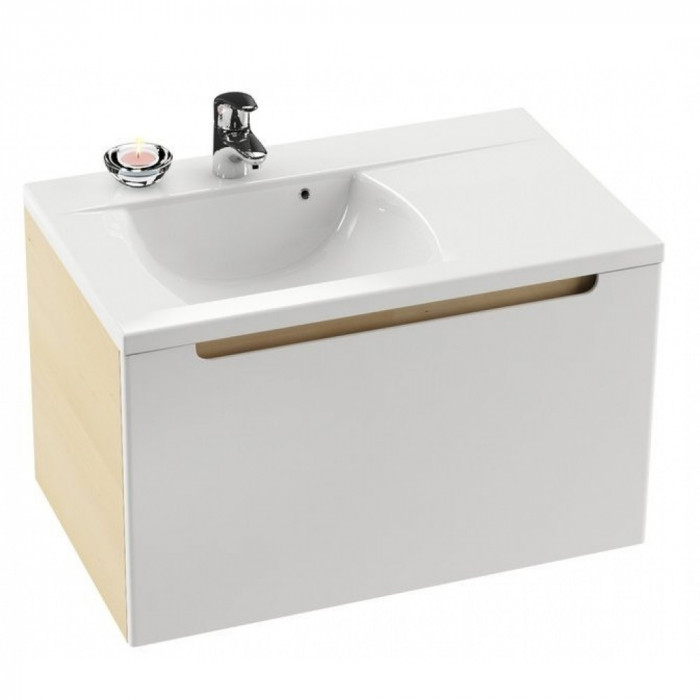 Тумба под умывальник Ravak SD Classic 800 R Береза/Белый X000000306