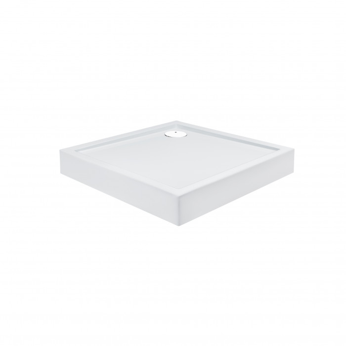 Душевой поддон Qtap Tern 308812W 80x80x12 см + сифон