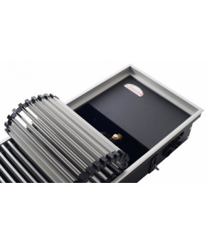 Внутрішньопідлоговий конвектор Carrera S Hydro 105 Inox 23х200 см Hi-Tech