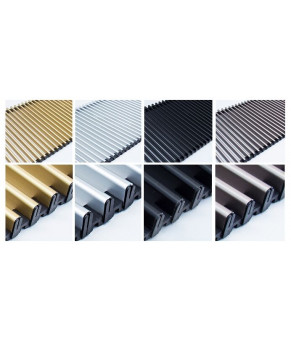 Внутрипольный конвектор Carrera S Hydro 120 Inox 23х175 см Hi-Tech цветная