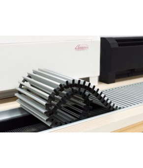 Внутрипольный электрический конвектор Carrera CE 90 Inox 23х125 см Hi-Tech