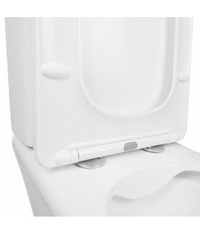 Унитаз-компакт Qtap Kalao безободковый с сиденьем Soft-close QT08221213AW