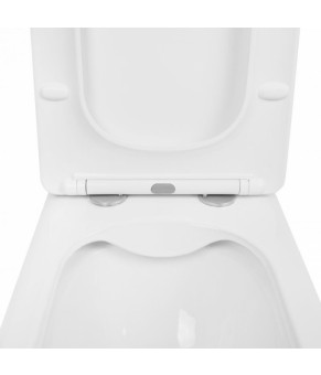 Унитаз-компакт Qtap Kalao безободковый с сиденьем Soft-close QT08221213AW
