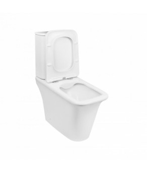 Унитаз-компакт Qtap Kalao безободковый с сиденьем Soft-close QT08221213AW