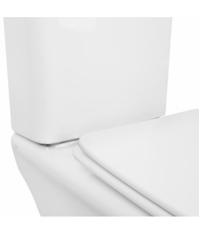 Унитаз-компакт Qtap Kalao безободковый с сиденьем Soft-close QT08221213AW