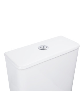 Унитаз-компакт Qtap Nando безободковый с сиденьем Soft-close QT12221222AW