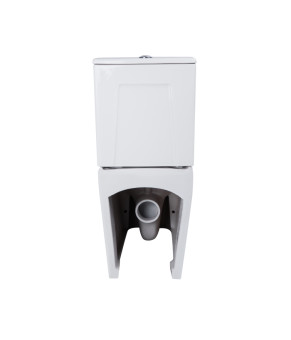 Унитаз-компакт Qtap Nando безободковый с сиденьем Soft-close QT12221222AW