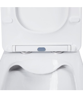 Унитаз-компакт Qtap Nando безободковый с сиденьем Soft-close QT12221222AW