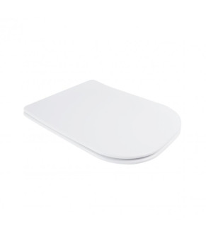 Унитаз-компакт Qtap Nando безободковый с сиденьем Soft-close QT12221222AW