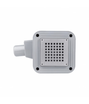 Трап Qtap Aquarius CRM6011304 точечный с комбинированным затвором и нержавеющей решеткой