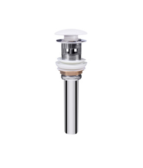 Раковина подвесная моноблок Qtap Virgo 1000х410х360 White с донным клапаном QT1811G760W