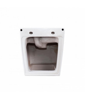 Раковина подвесная моноблок Qtap Tern 370х410х400 White с донным клапаном QT1711G808W
