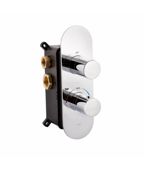 Термостатическая душевая система скрытого монтажа Qtap Votice QT65T105OGCSET