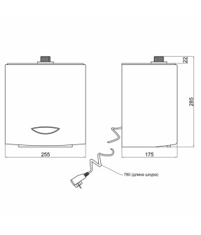 Дезінфектор Qtap Pohodli 220V безконтактний QDZ2000WP White (SD00042881)
