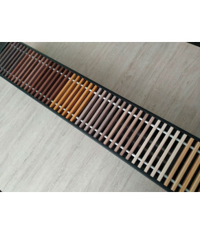 Внутрипольный электрический конвектор Carrera SEV 90 Black 25х200 см WR цветная