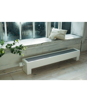 Напольный конвектор белый Carrera 4FRH 11.6х100 см решетка Ral