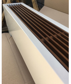 Напольный конвектор белый Carrera 4FRH 11.6х150 см решетка Ral