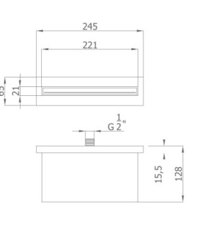 Излив в виде каскада GRB HYDRO 058105