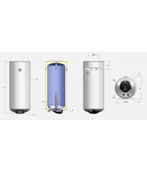 Водонагреватель Eldom Favourite 100 2,0 kW WH10046
