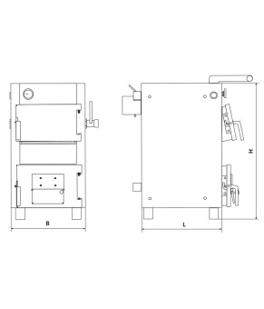Твердотопливный котел Marten Base MB-15