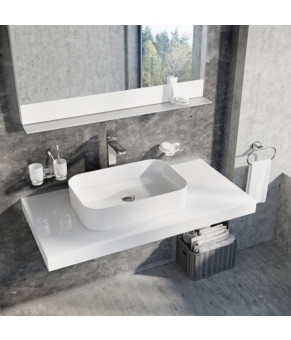 Умывальник накладной керамический Ravak Ceramic Slim-R XJX01155002