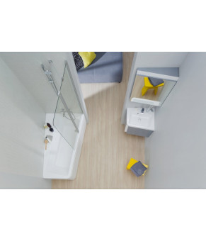 Зеркало Ravak 10° 650 L темный орех X000001078