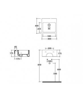 Раковина Galassia Plus Design 6034