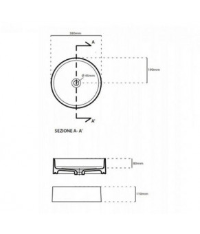 Раковина Galassia Smart GLS-7405NEMT-OPT