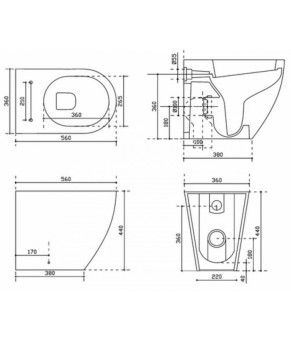 Унитаз Galassia Dream 7310MT