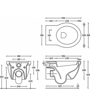 Унітаз Galassia Ethos 8439