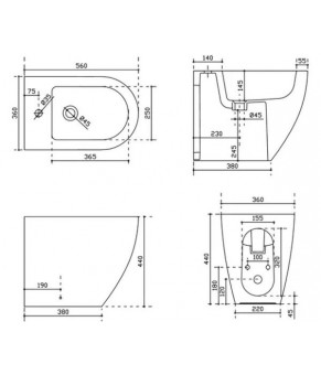 Биде Galassia Dream 7311MT