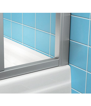 Душевая дверь раздвижная Ravak Supernova ASDP3-110 см профиль сатин прозрачное стекло 00VD0UR2Z1