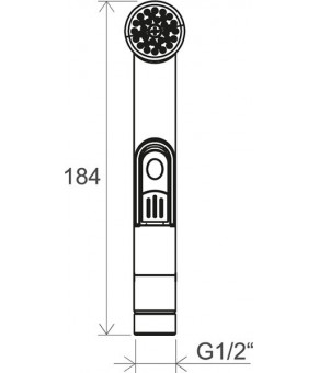 Лейка для гигиенического душа Ravak BM 040 962.00 X07P269