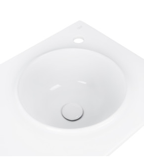 Раковина Qtap Virgo 800х460х300 White с донным клапаном QT1811FL8130ARRW